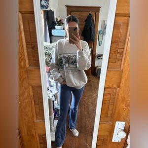 Blue aerie offline flare leggings